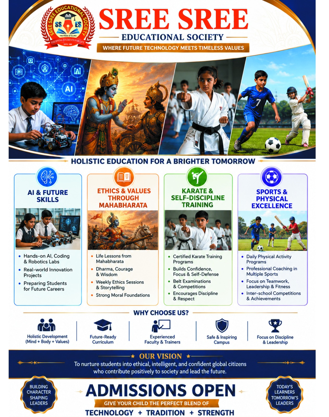Sree Sree Educational Society — co-curricular activities overview